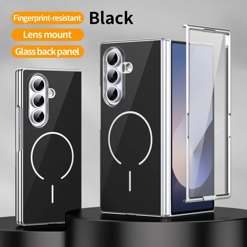 Tech Accessories Designer - Glass Magnetic Folding Phone Case for
