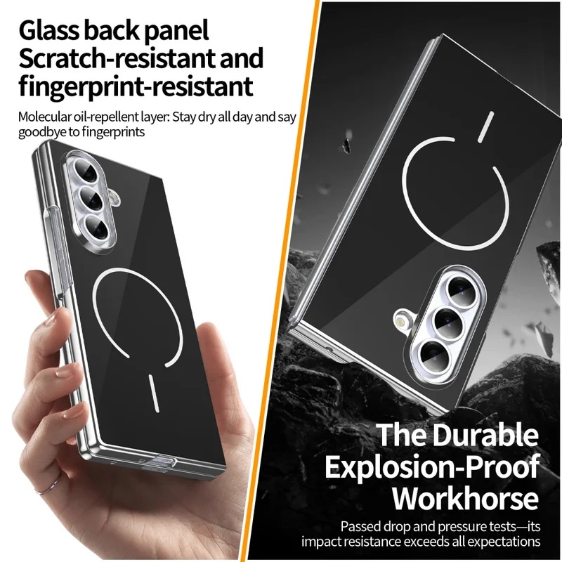 Glass Magnetic Folding Phone C - đánh giá và giá Tech Accessories Designer