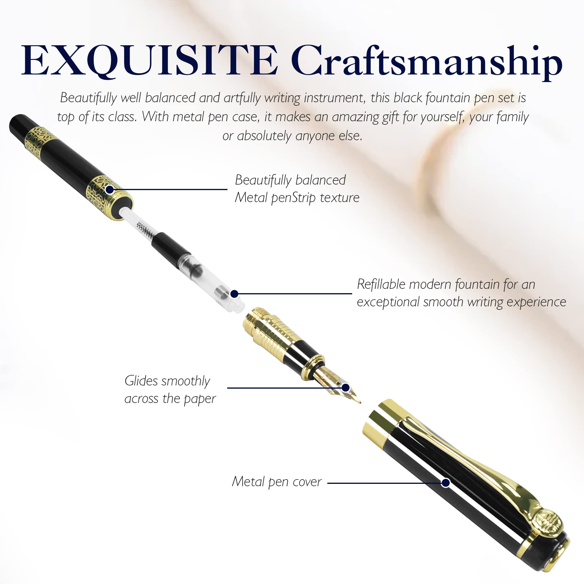 Retro Metal Fountain Pen F Nib - đánh giá và giá High Tech Office Accessories